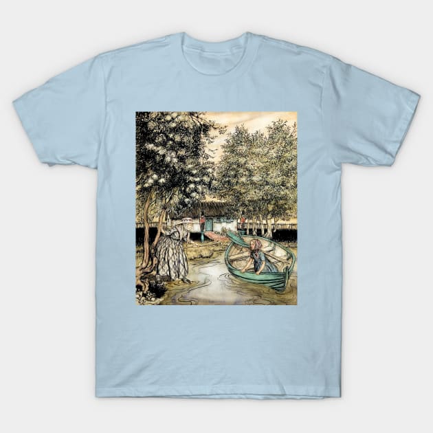 The Snow Queen - Arthur Rackham T-Shirt by forgottenbeauty